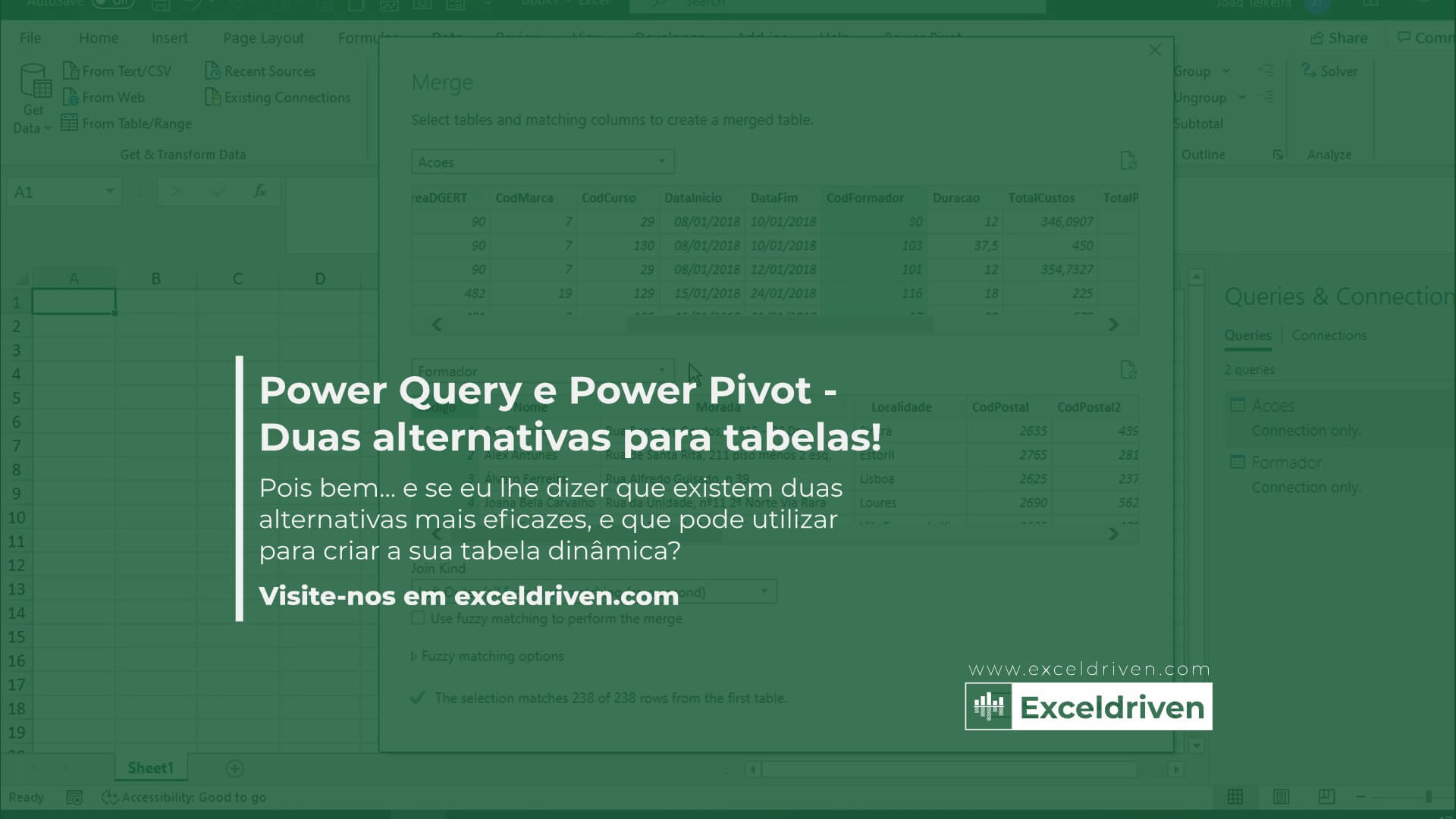 Power Query e Power Pivot - Duas alternativas para tabelas