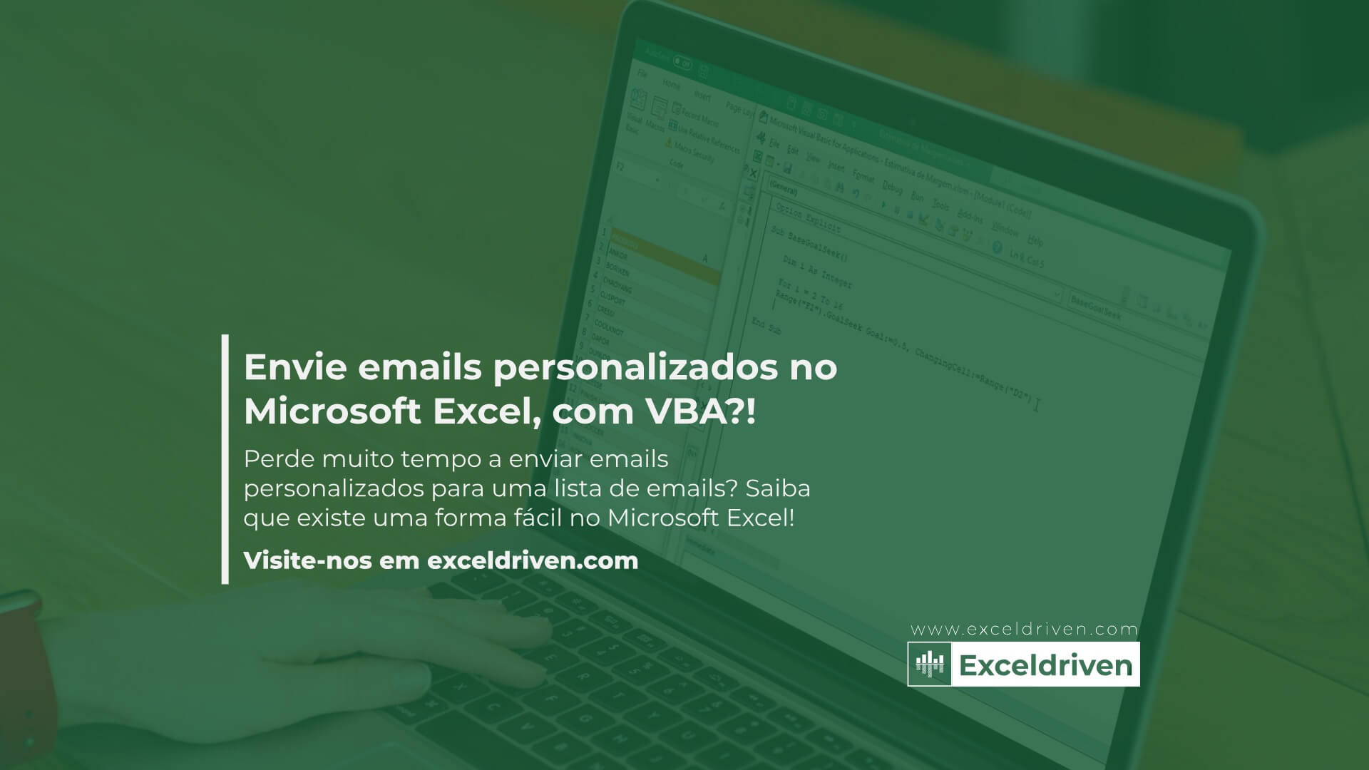 Envie emails personalizados no Microsoft Excel, com VBA?!