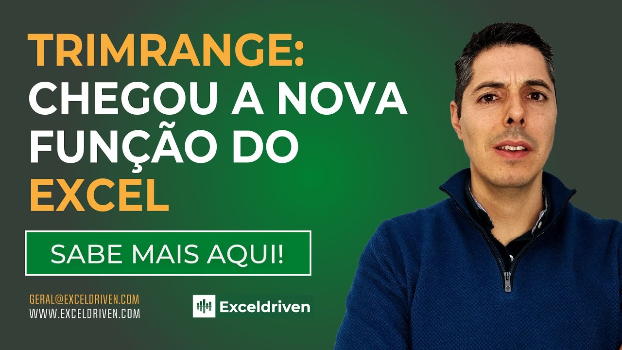 TRIMRANGE: Remova Linhas e Colunas em Branco no Excel