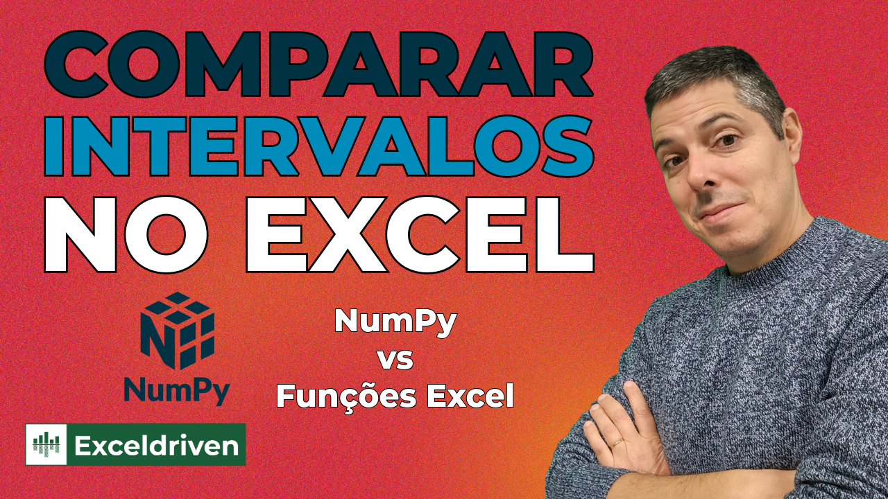 Comparar Intervalos em Excel com NumPy
